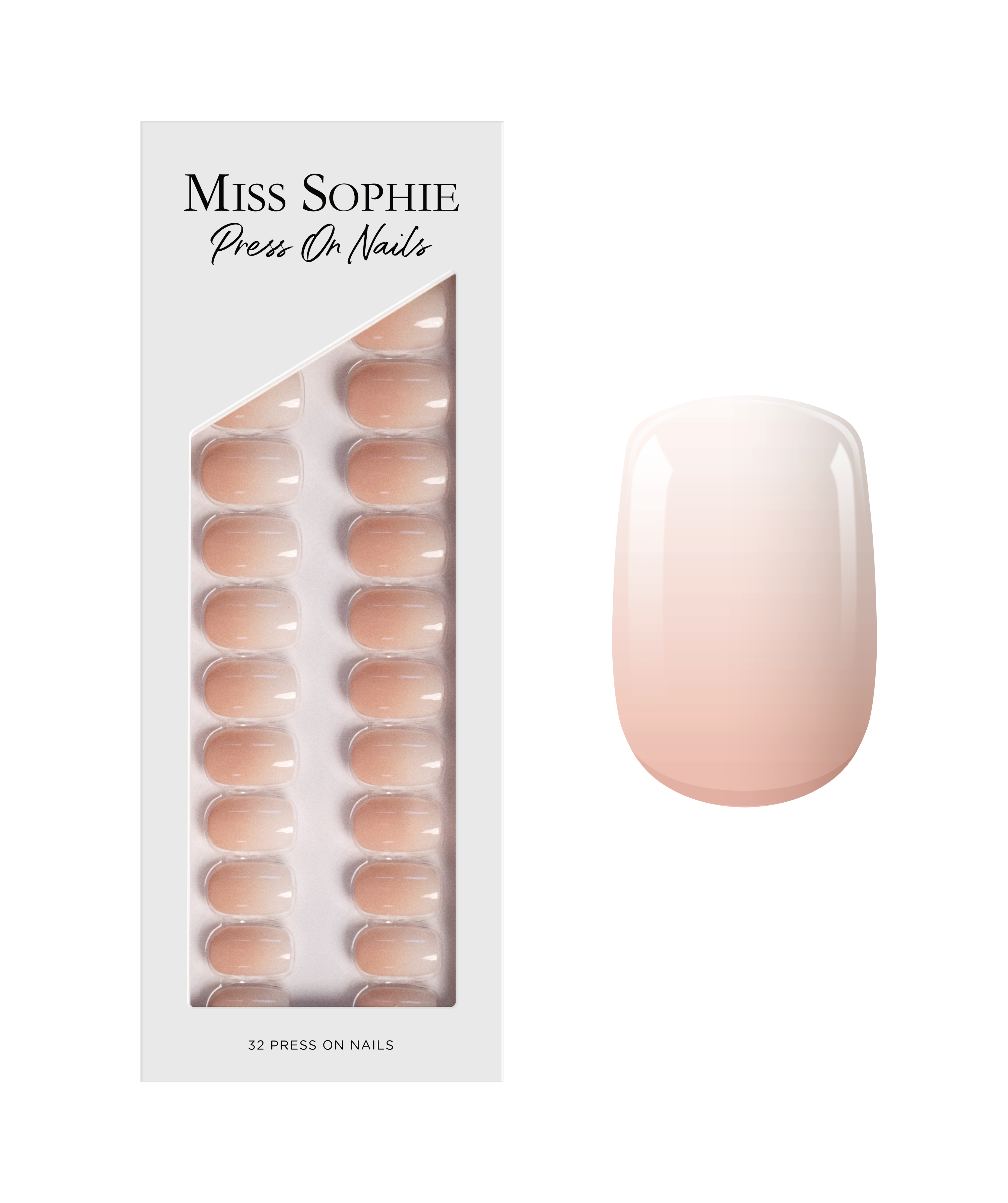 miss-sophie-nude-babyboomer-press-on-nails-short-square-kurze-eckige-kunstn-gel image 1