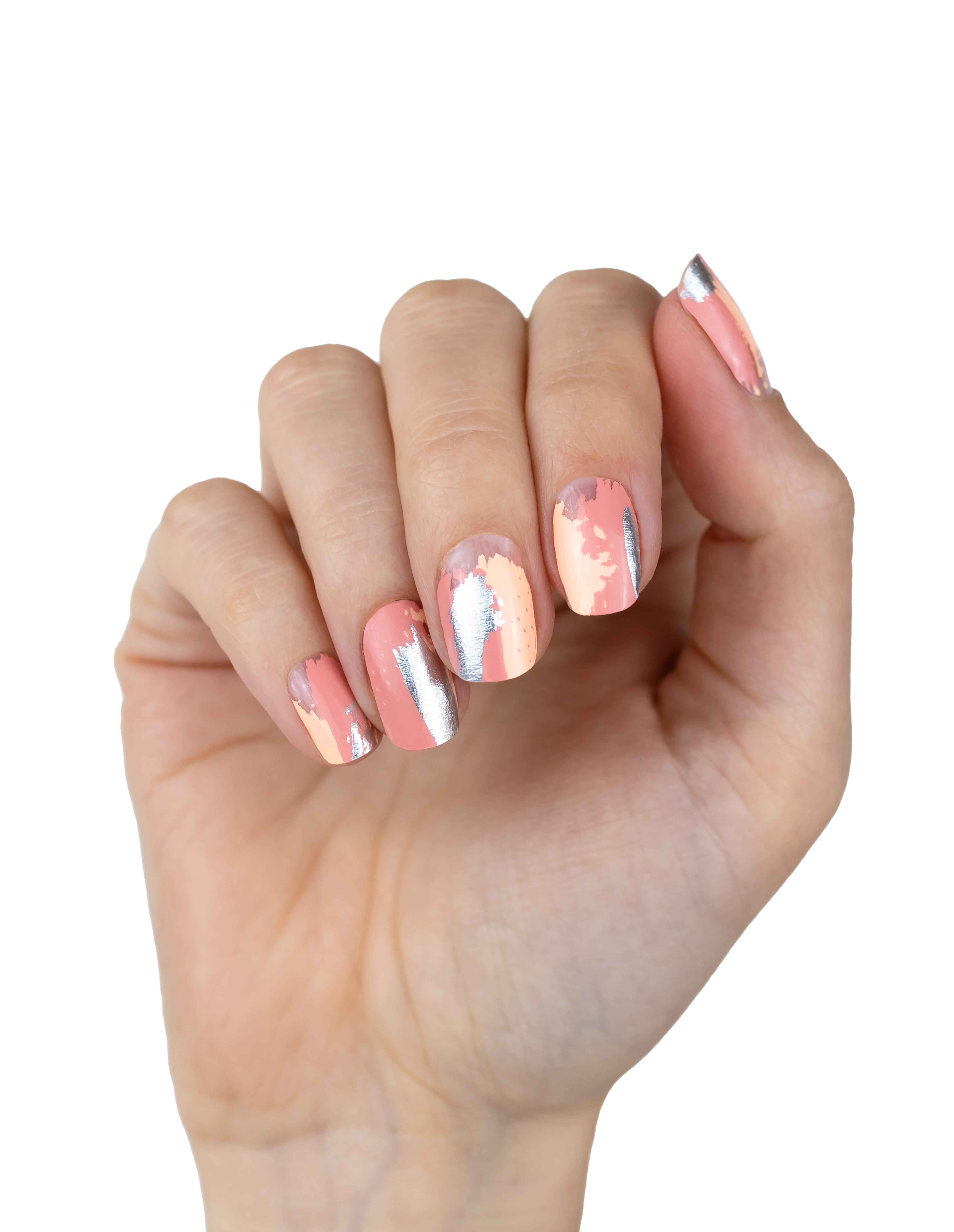 miss-sophie-ice-cream-nagelfolien-rosa-metallic-orange image 2