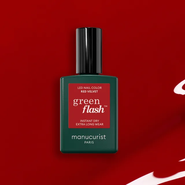 manucurist-green-flash-red-velvet-semi-permanenter-gel-nagellack-tiefes-samtrot image 1