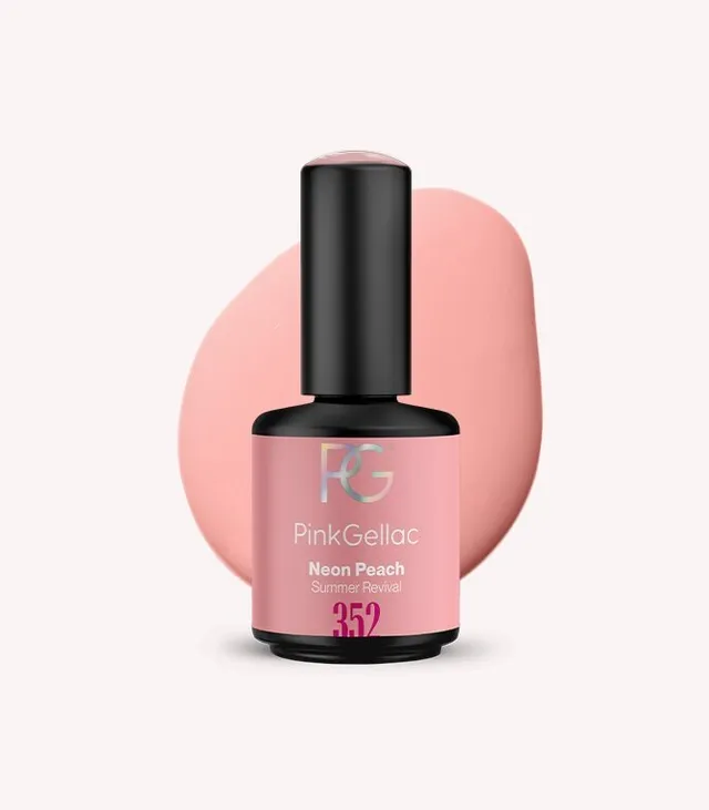 pink-gellac-352-neon-peach-gel-nagellack-summer-revival image 1