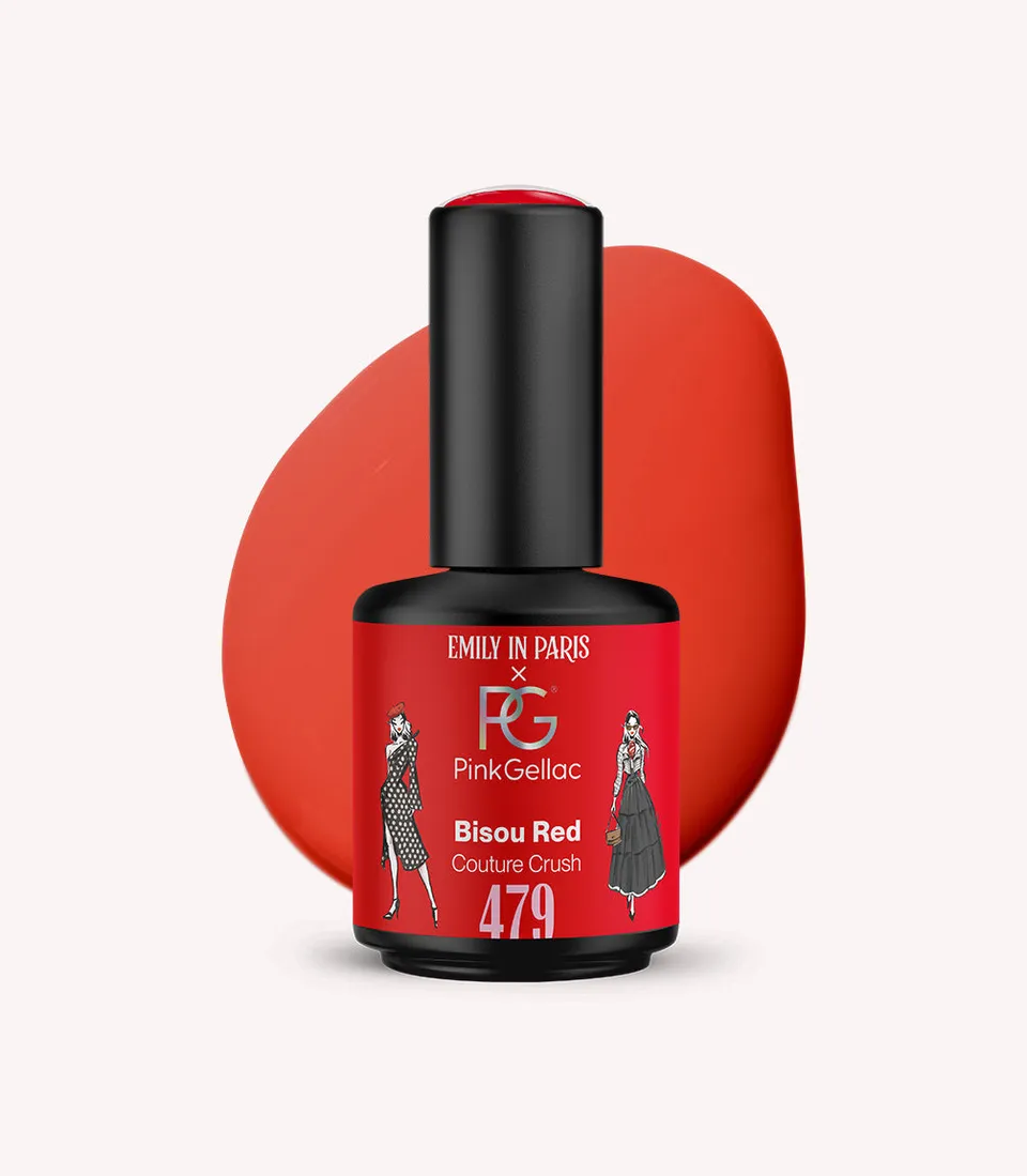 pink-gellac-479-bisou-red-gel-nagellack-lebendiges-rot-orange-couture-crush image 1