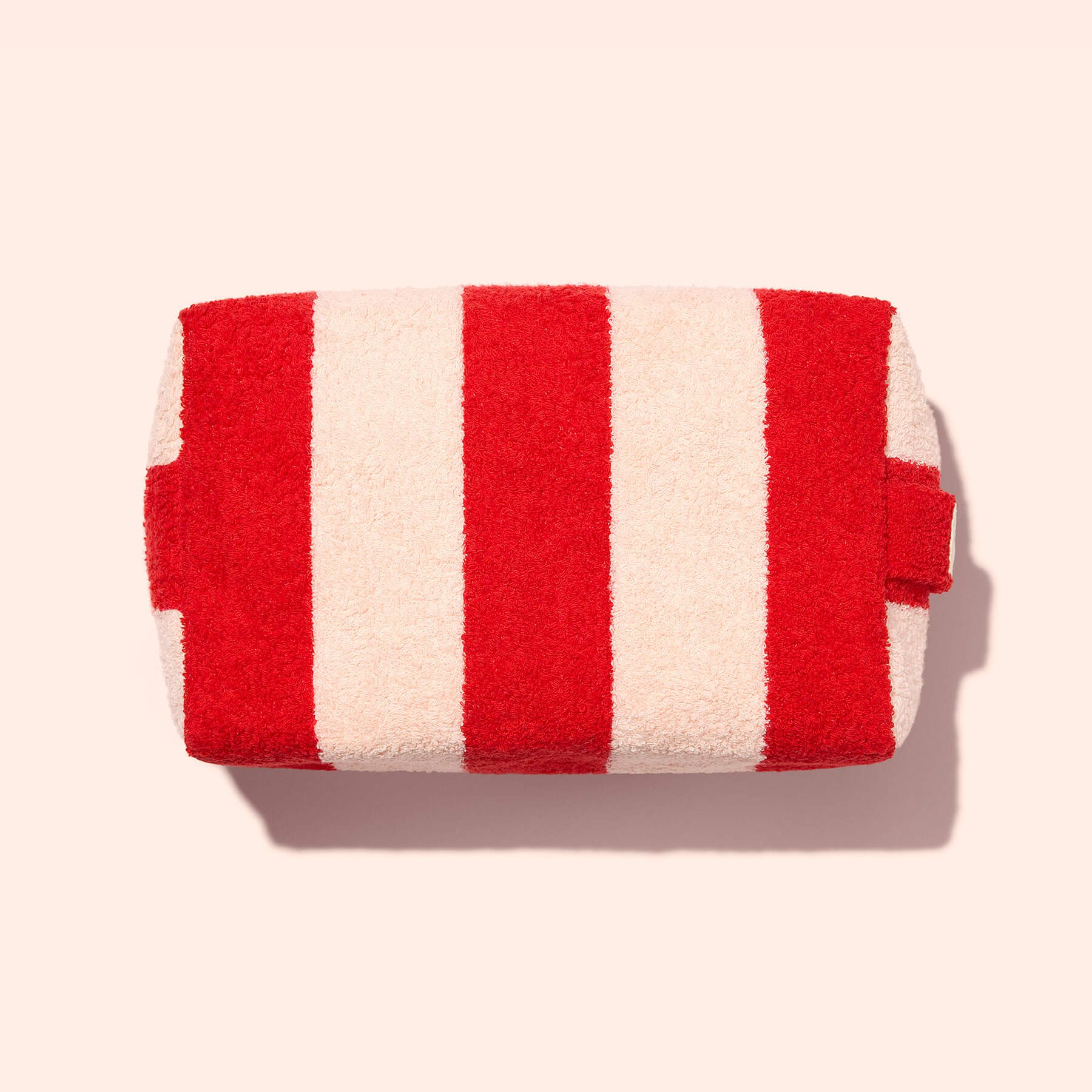 manucurist-necessaire-gestreiftes-frottee-rot-rosa image 2