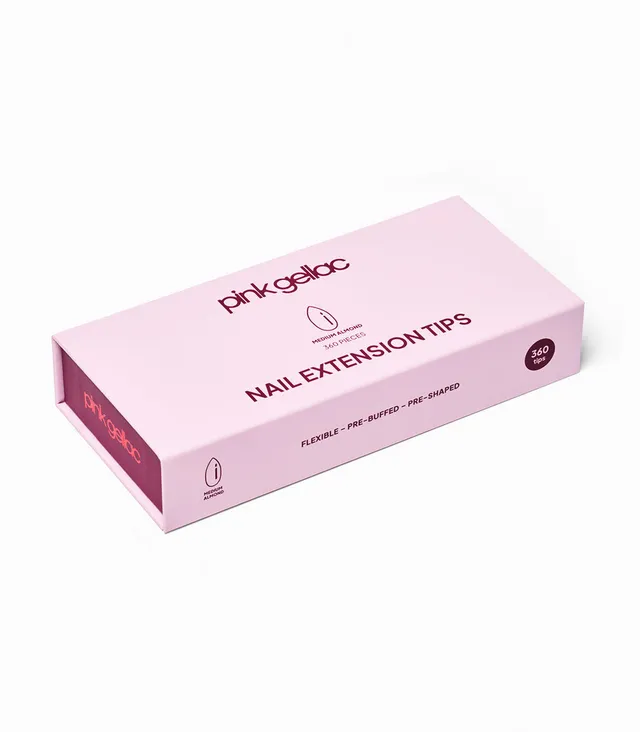 pink-gellac-medium-almond-nagelverl-ngerungs-tips image 1