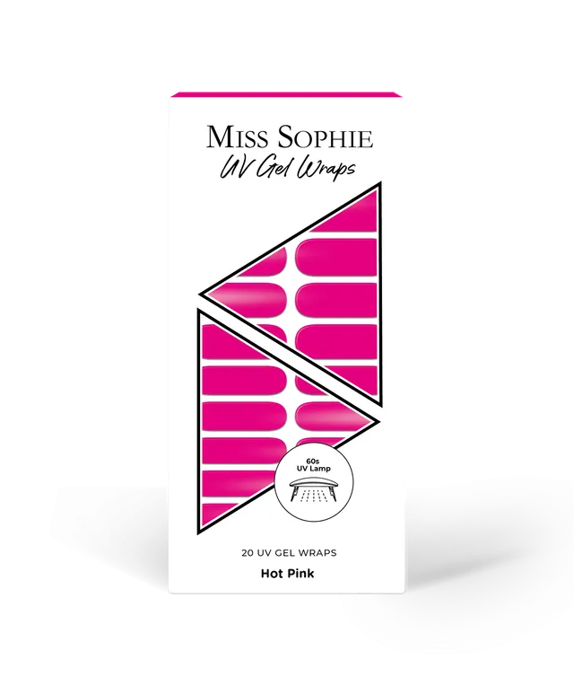 miss-sophie-hot-pink-uv-gel-wraps-neon-pink image 1