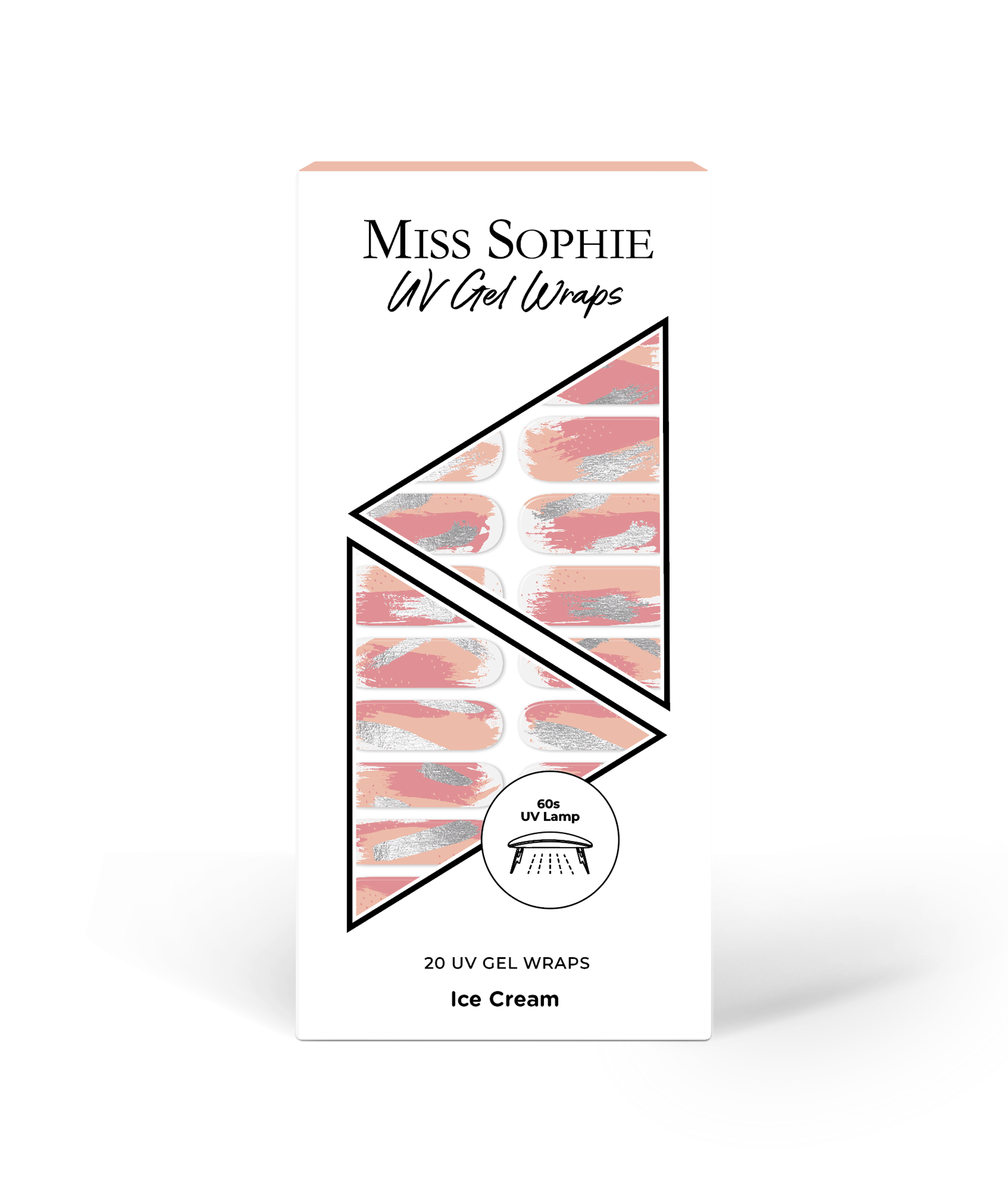 miss-sophie-ice-cream-uv-gel-nagelfolien-rosa-metallic image 4