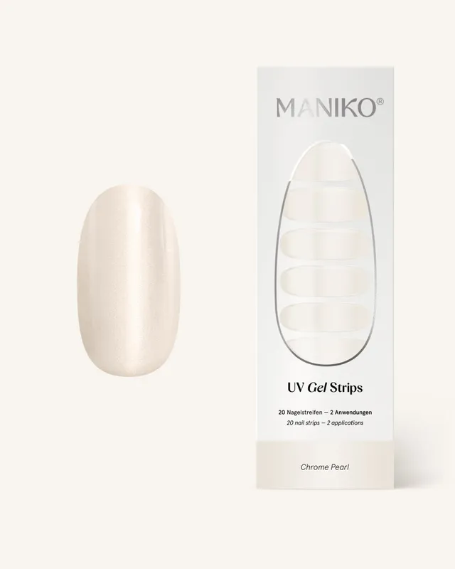 maniko-chrome-pearl-uv-gel-strips image 1