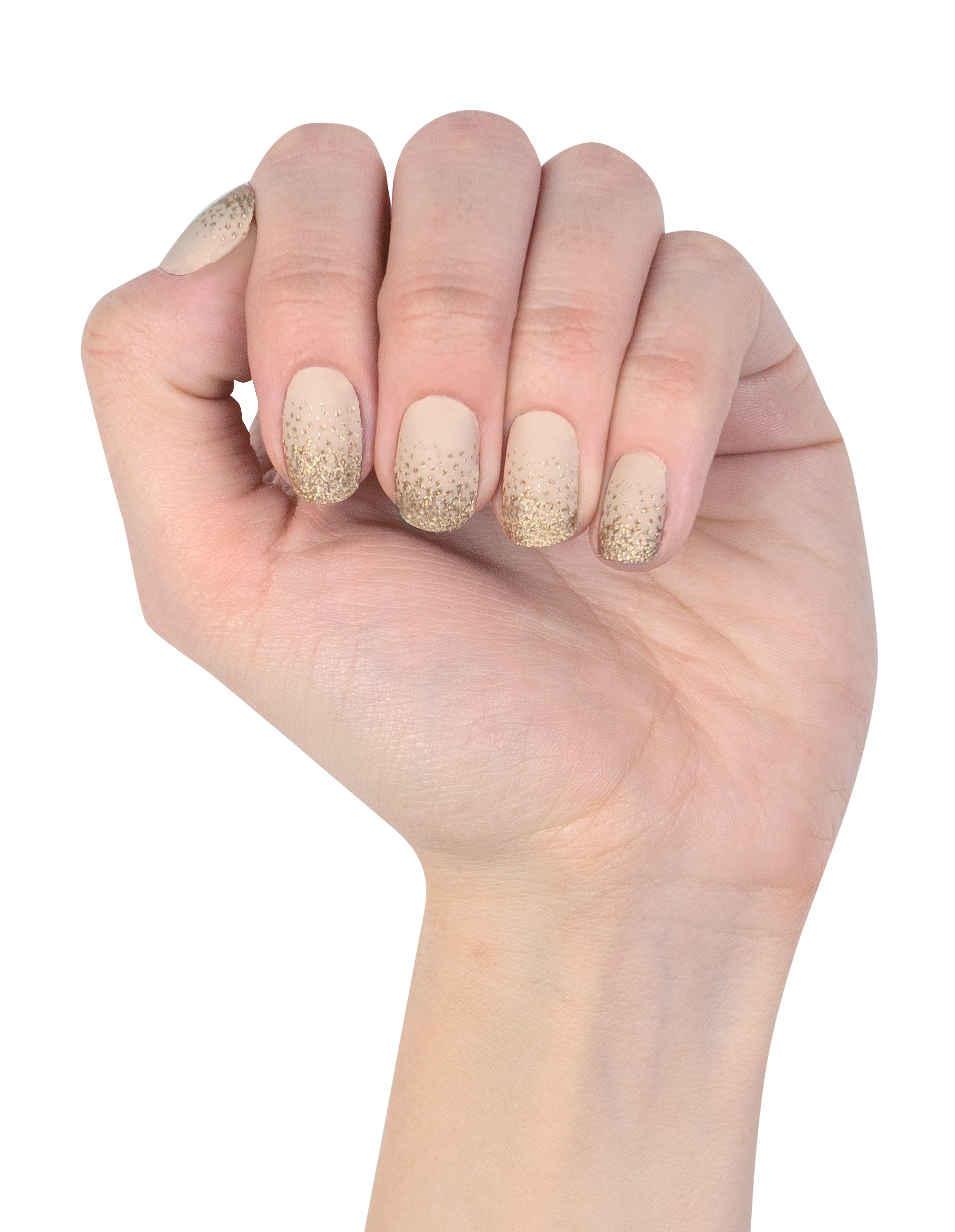 miss-sophie-hidden-treasure-nail-wraps-in-ultra-glamour-gold-glitzer image 3