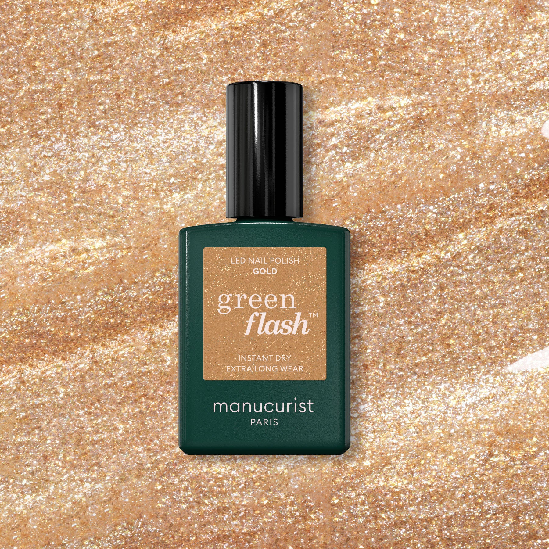 manucurist-green-flash-gold-glitter-gel-nagellack image 1