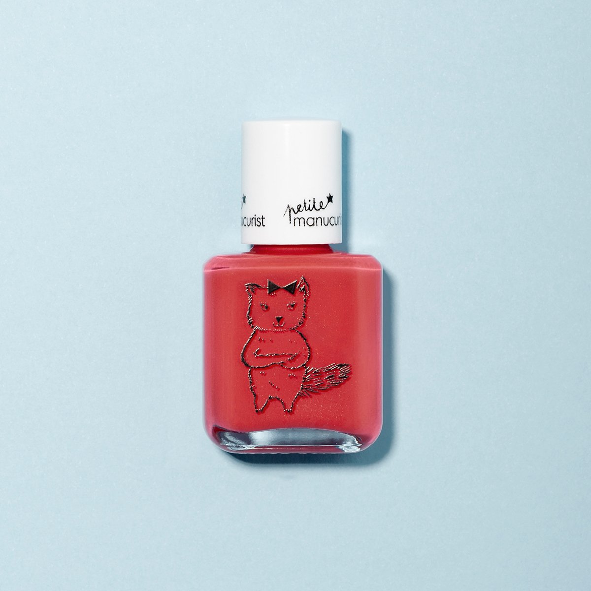 manucurist-kiki-der-kater-kindernagellack-korallenrot image 1