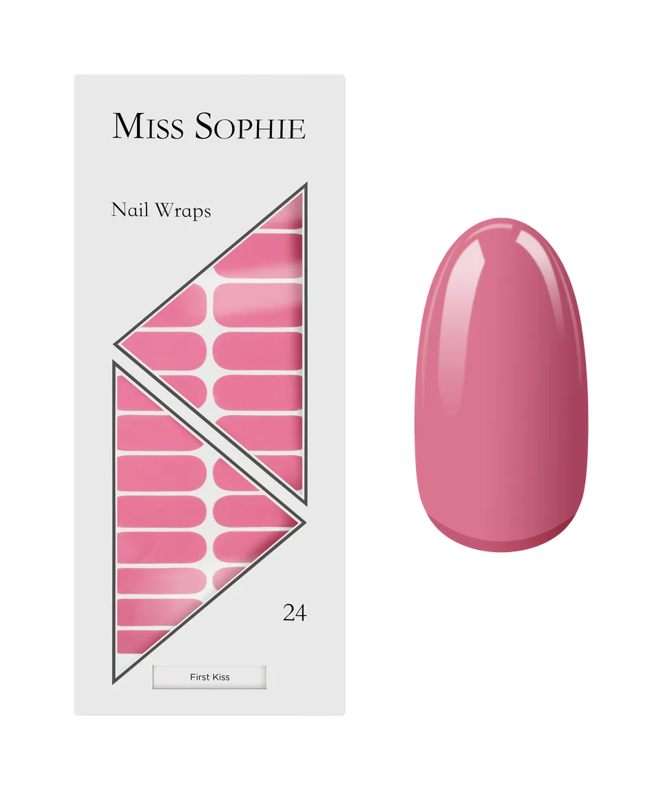 miss-sophie-first-kiss-nail-wraps-strahlendes-rosa image 1