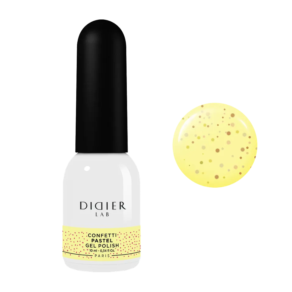 didier-lab-konfetti-uv-nagellack-pastel-gelb-10-ml image 1