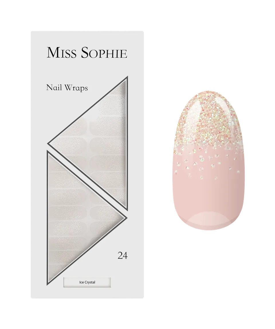 miss-sophie-ice-crystal-nail-wraps-transparent-glitzer-spitzen image 1