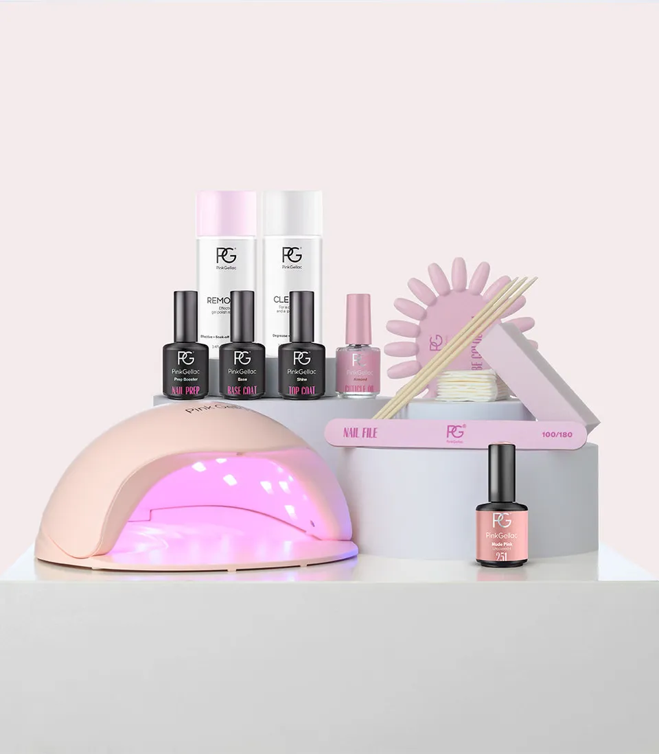 pink-gellac-klassik-set-gel-nagellack-starter-set image 1