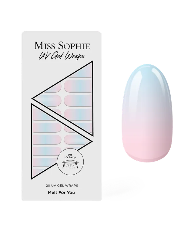 miss-sophie-melt-for-you-uv-gel-wraps-ombre-pastell-rosa-hellblau-matt image 1