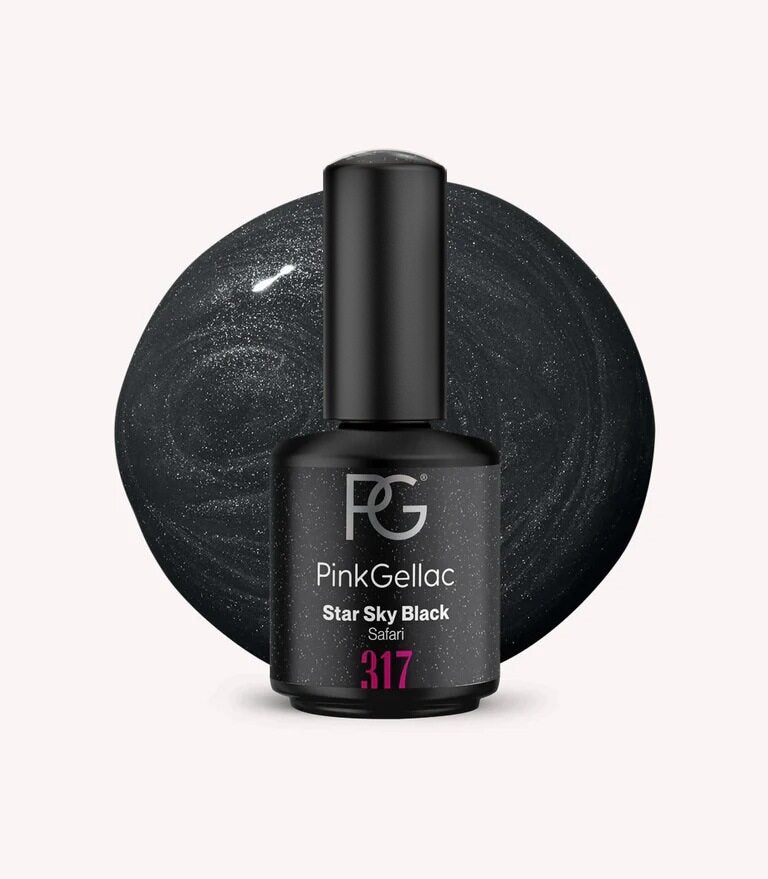 pink-gellac-317-star-sky-black-gel-nagellack-safari-schimmer image 1