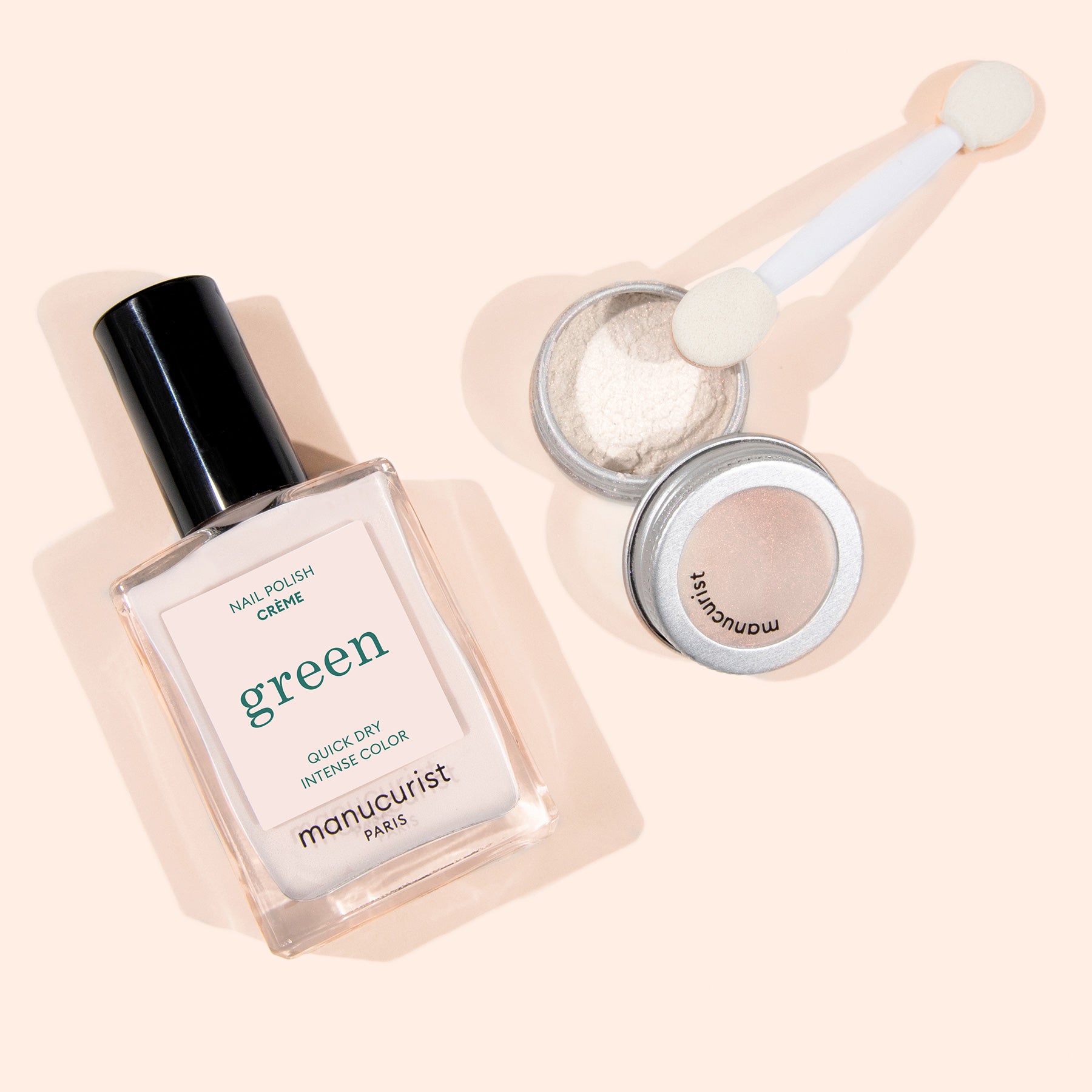 manucurist-the-one-only-duo-green-flash-green-nagellack-set-mit-glazed-puder image 4
