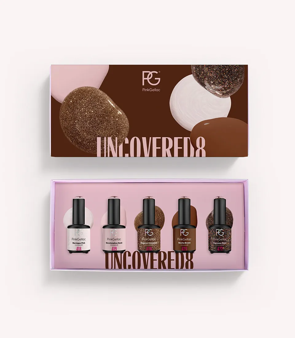 pink-gellac-uncovered8-set-5-teiliges-gel-nagellack-kollektions-set image 1
