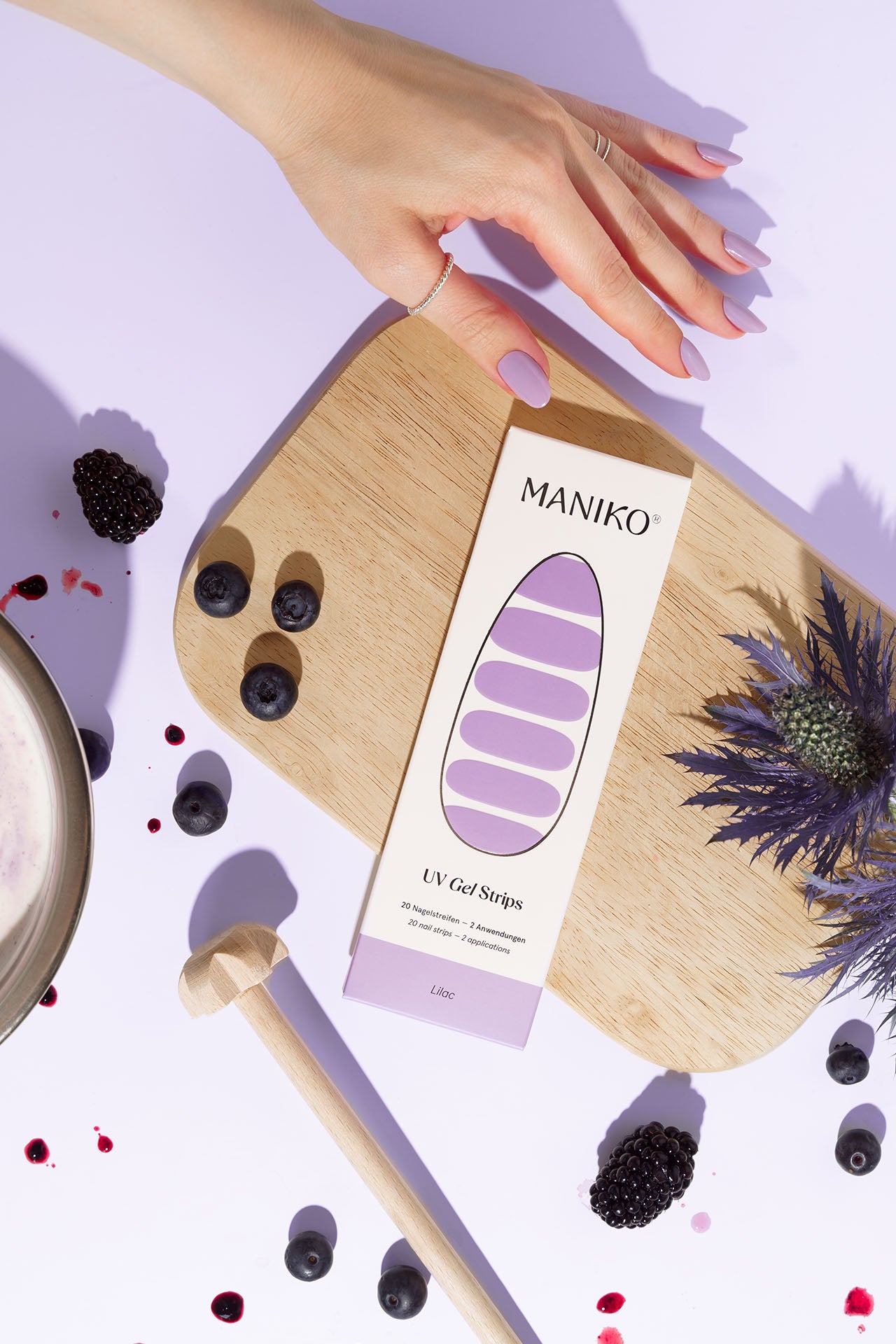 maniko-lilac-uv-gel-strips image 3