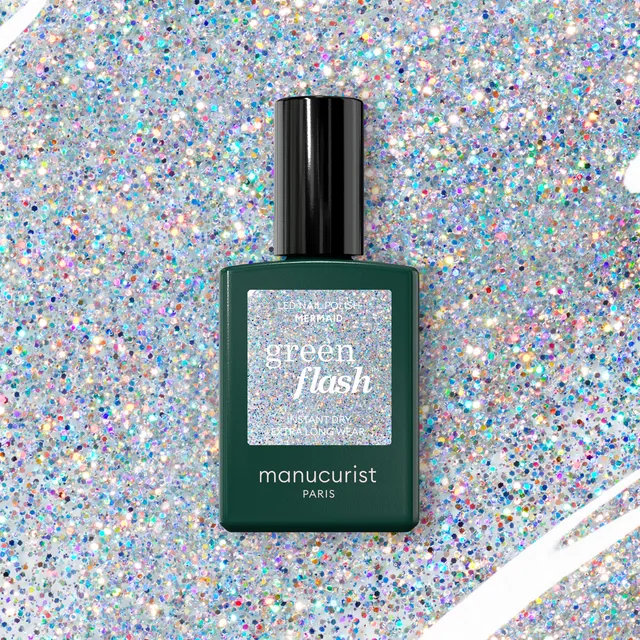 manucurist-green-flash-gellack-mermaid-holografisch-glitter image 1