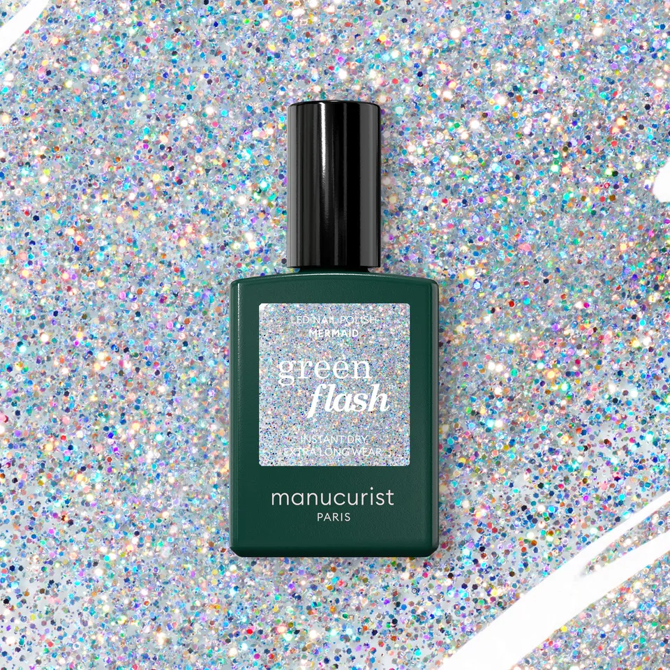 manucurist-green-flash-gellack-mermaid-holografisch-glitter image 1