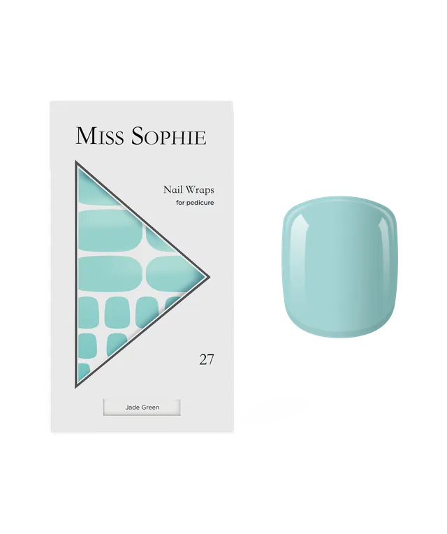 miss-sophie-jade-green-pedicure-nagelfolie-nail-wraps-f-r-f-e image 1