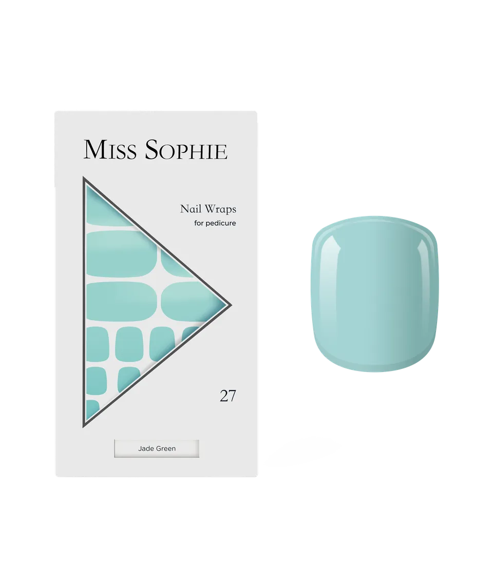miss-sophie-jade-green-pedicure-nagelfolie-nail-wraps-f-r-f-e image 1