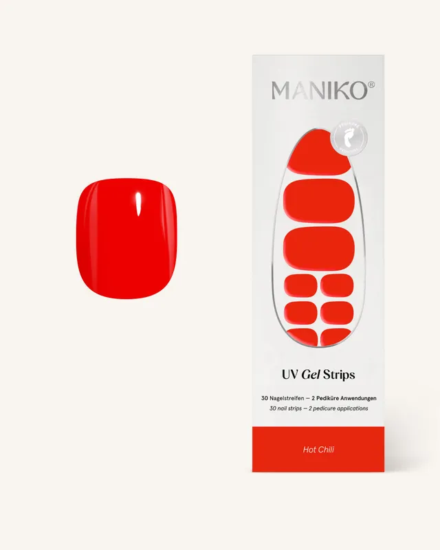 maniko-hot-chili-uv-pedi-uv-gel-strips-pedik-re image 1