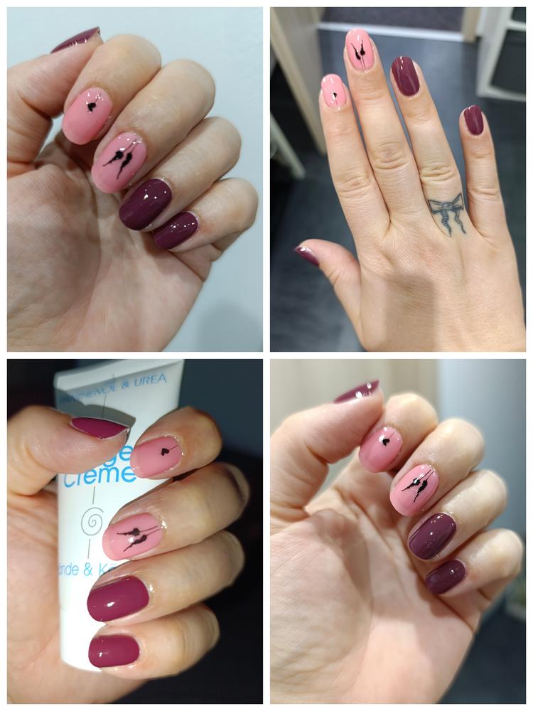 Farbe top, ein Nagel problematisch