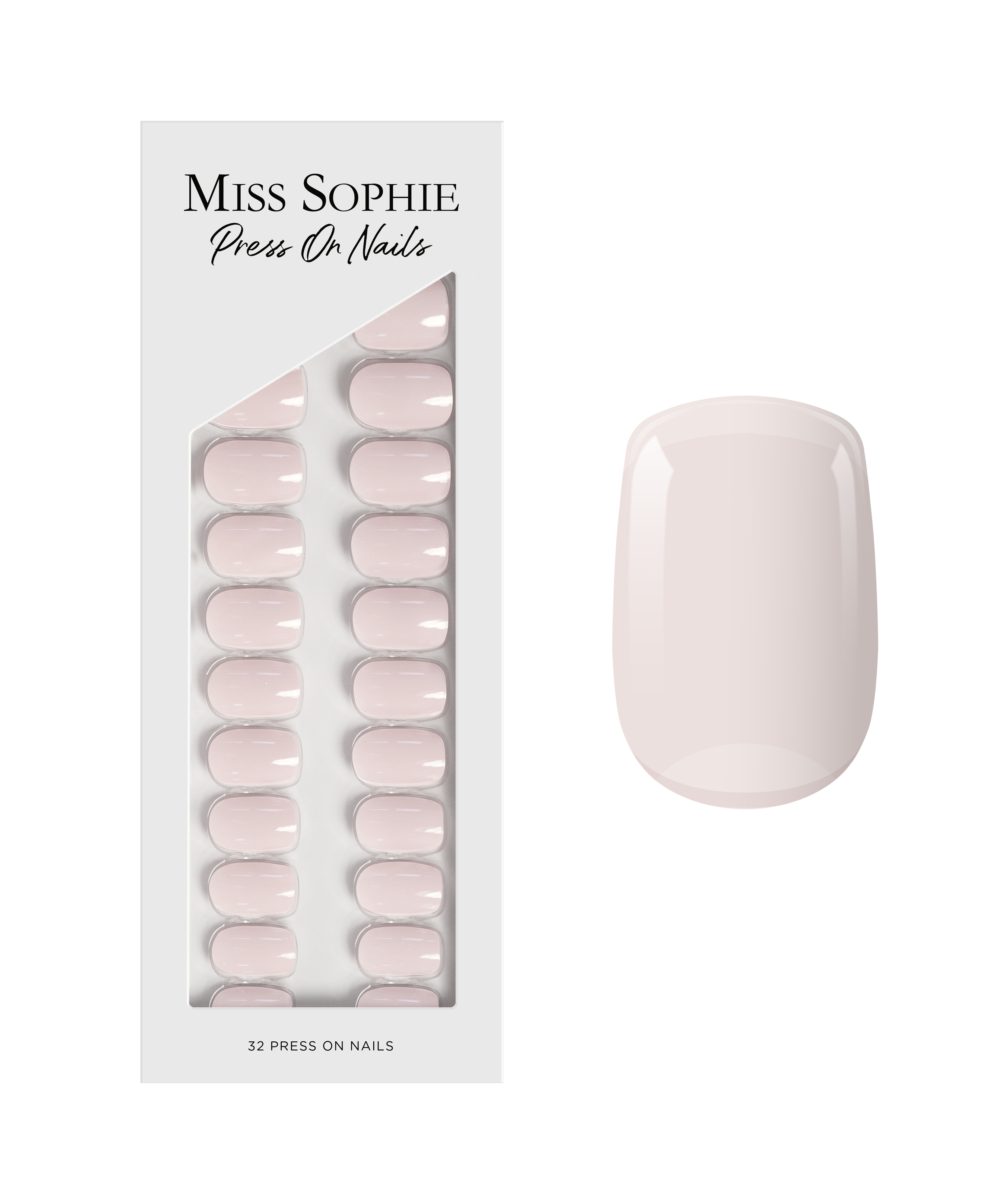 miss-sophie-milky-white-press-on-nails-short-square image 1
