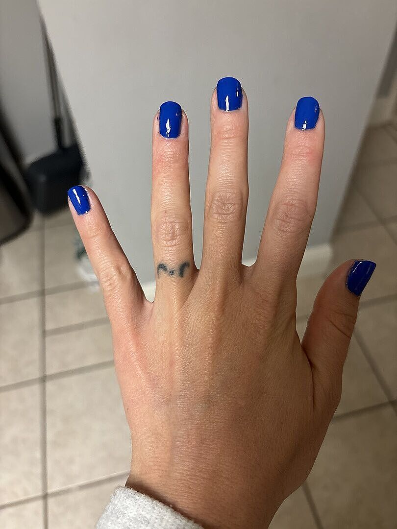 Knallblau, mega gut
