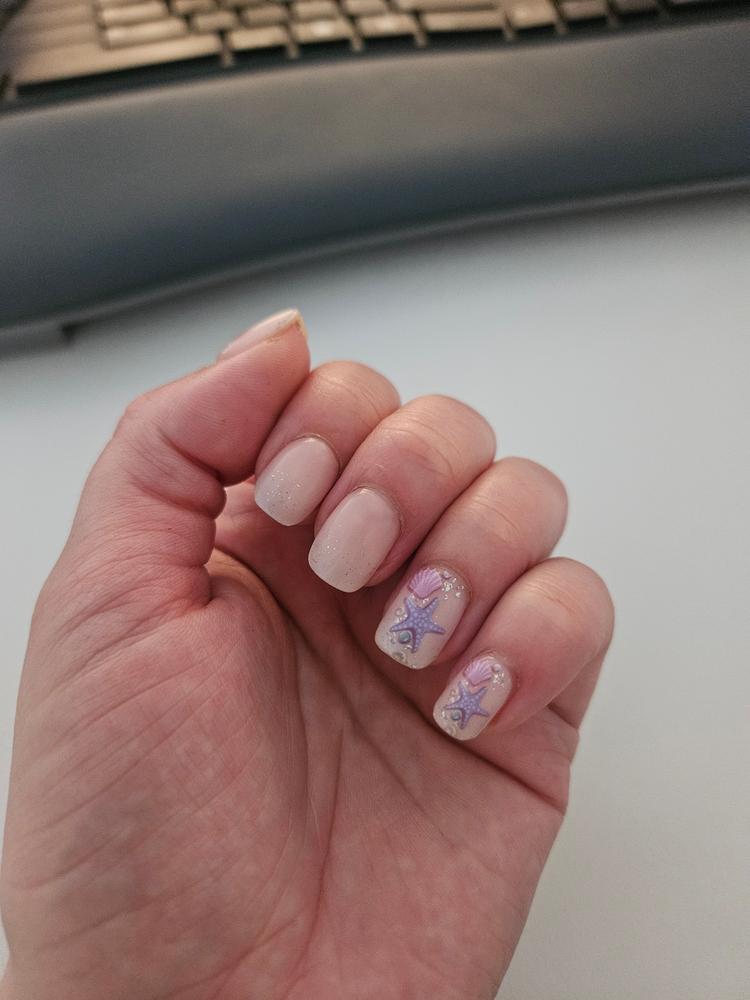 Elegant mit Glitzer