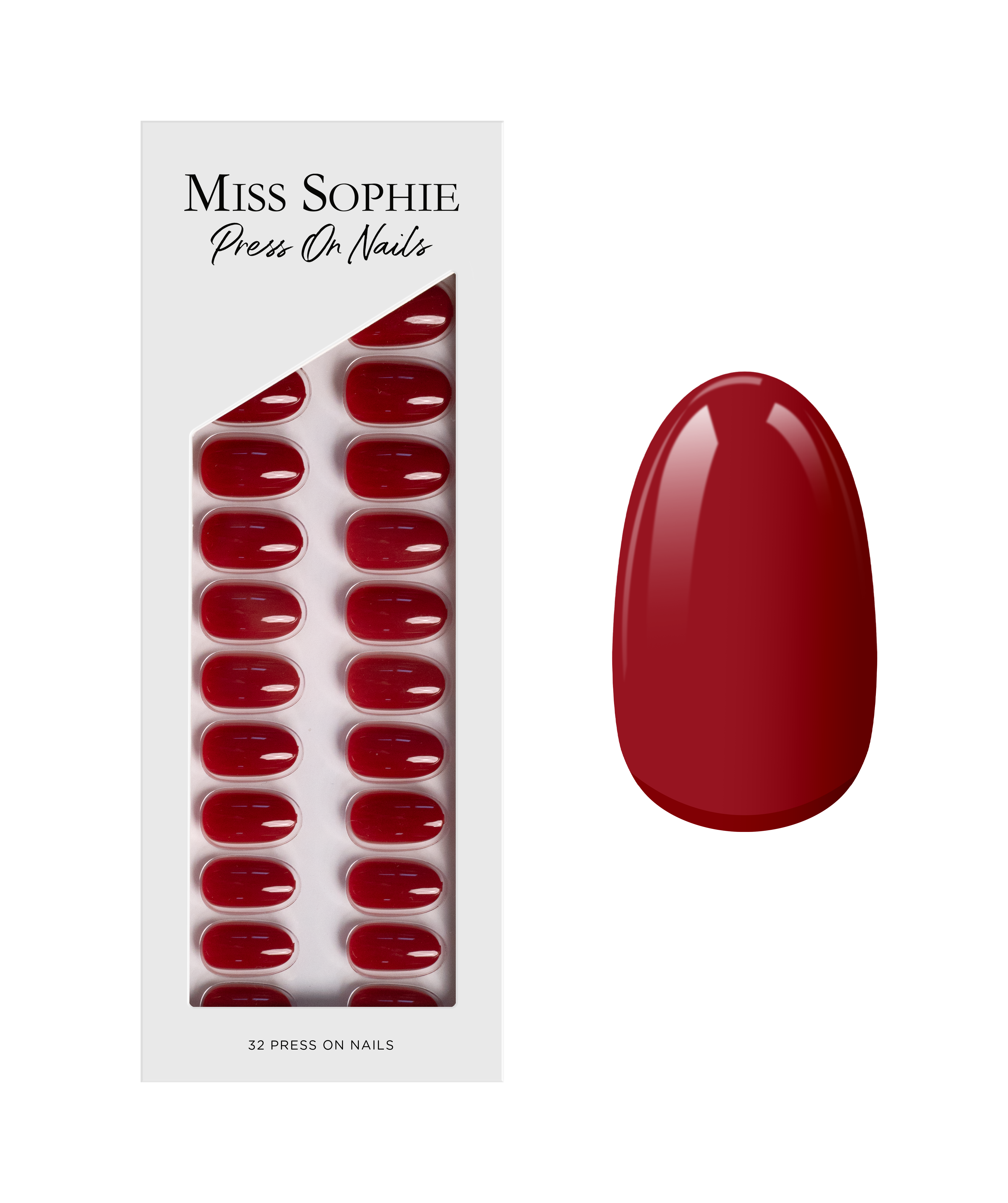 miss-sophie-paris-je-t-aime-press-on-nails-short-round image 1