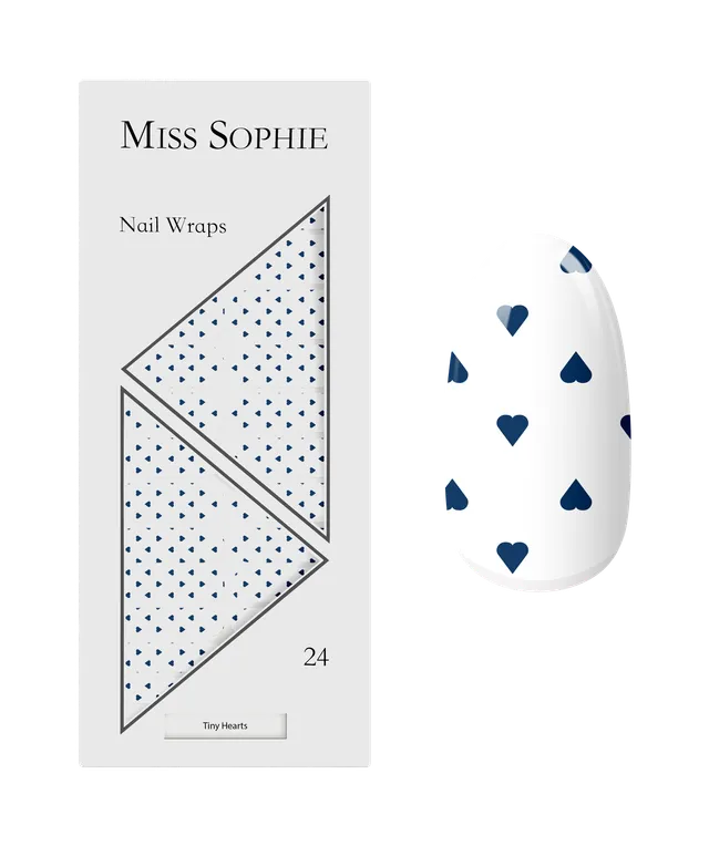 miss-sophie-tiny-hearts-nagelfolien-weiss-mit-navy-mini-herzen image 1
