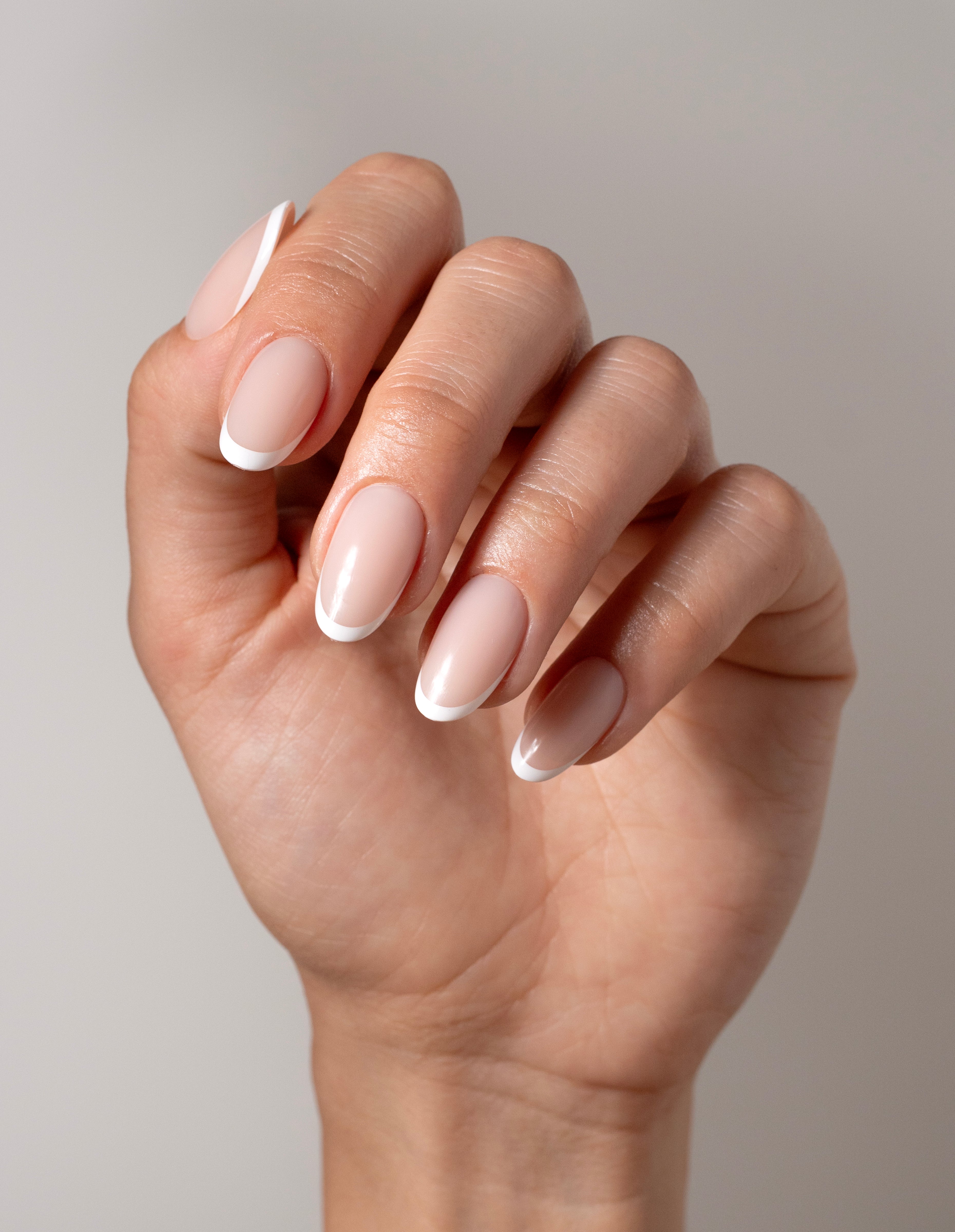 miss-sophie-french-tips-press-on-nails-medium-round image 2