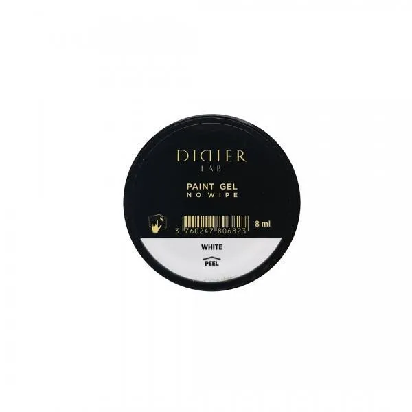 didier-lab-paint-gel-no-wipe-white-nail-art-8ml image 1