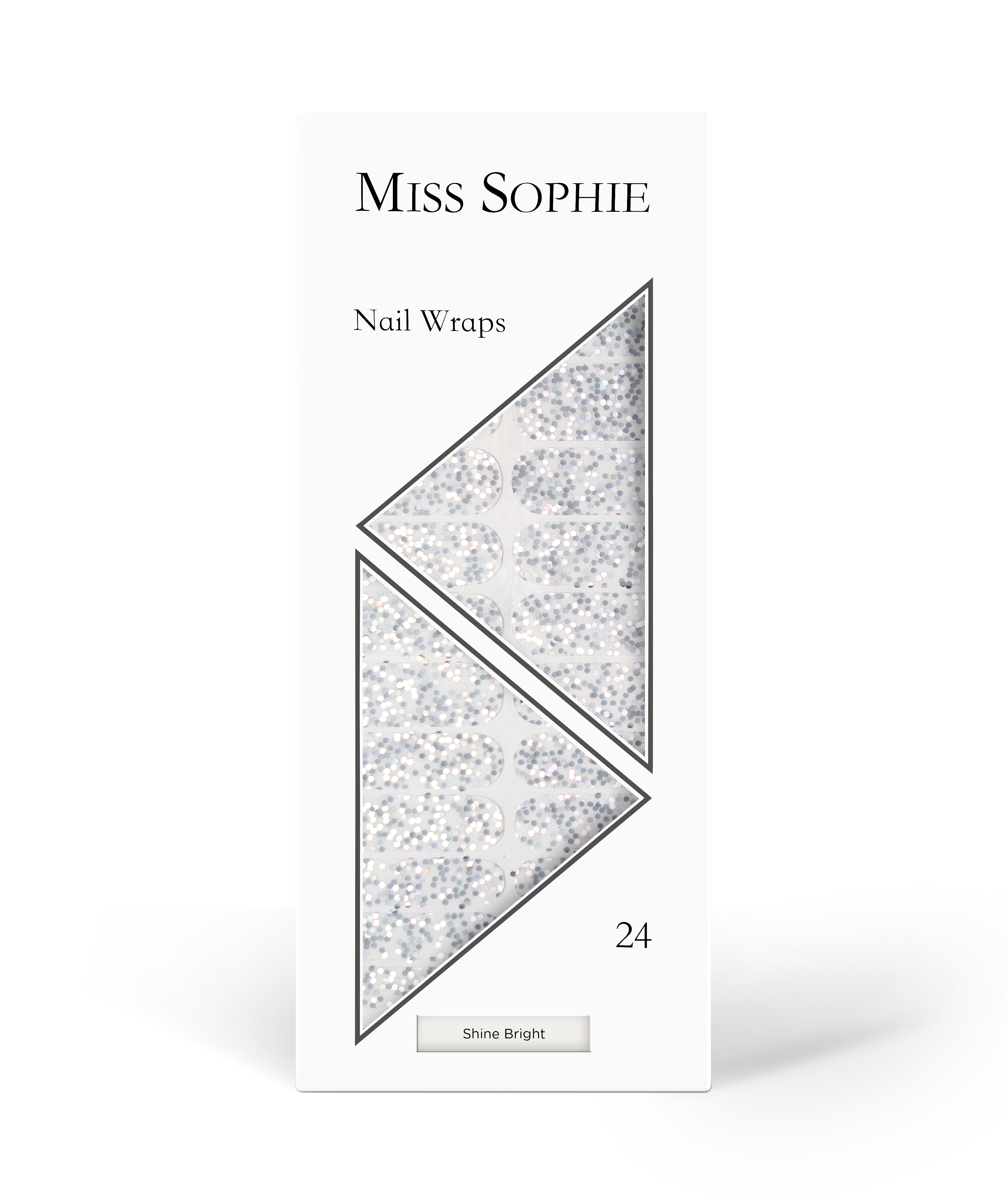 miss-sophie-shine-bright-nail-wraps-transparent-glitzer image 4