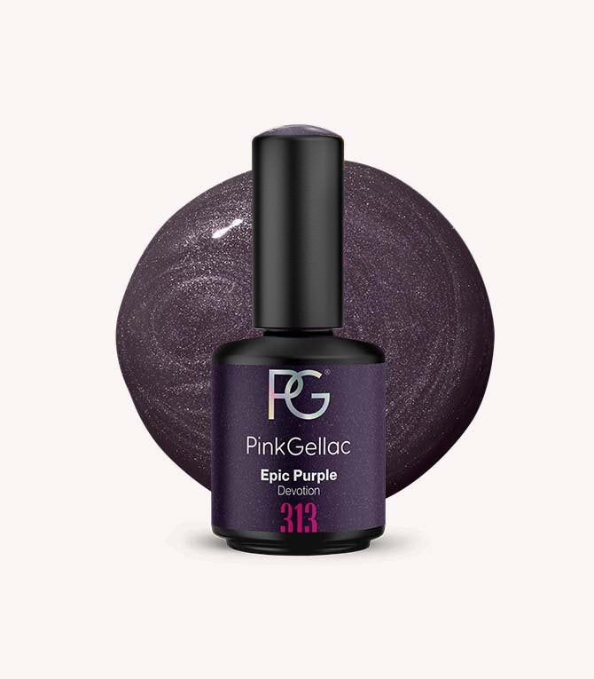 pink-gellac-313-epic-purple-gel-nagellack-devotion-violett-schimmer image 1