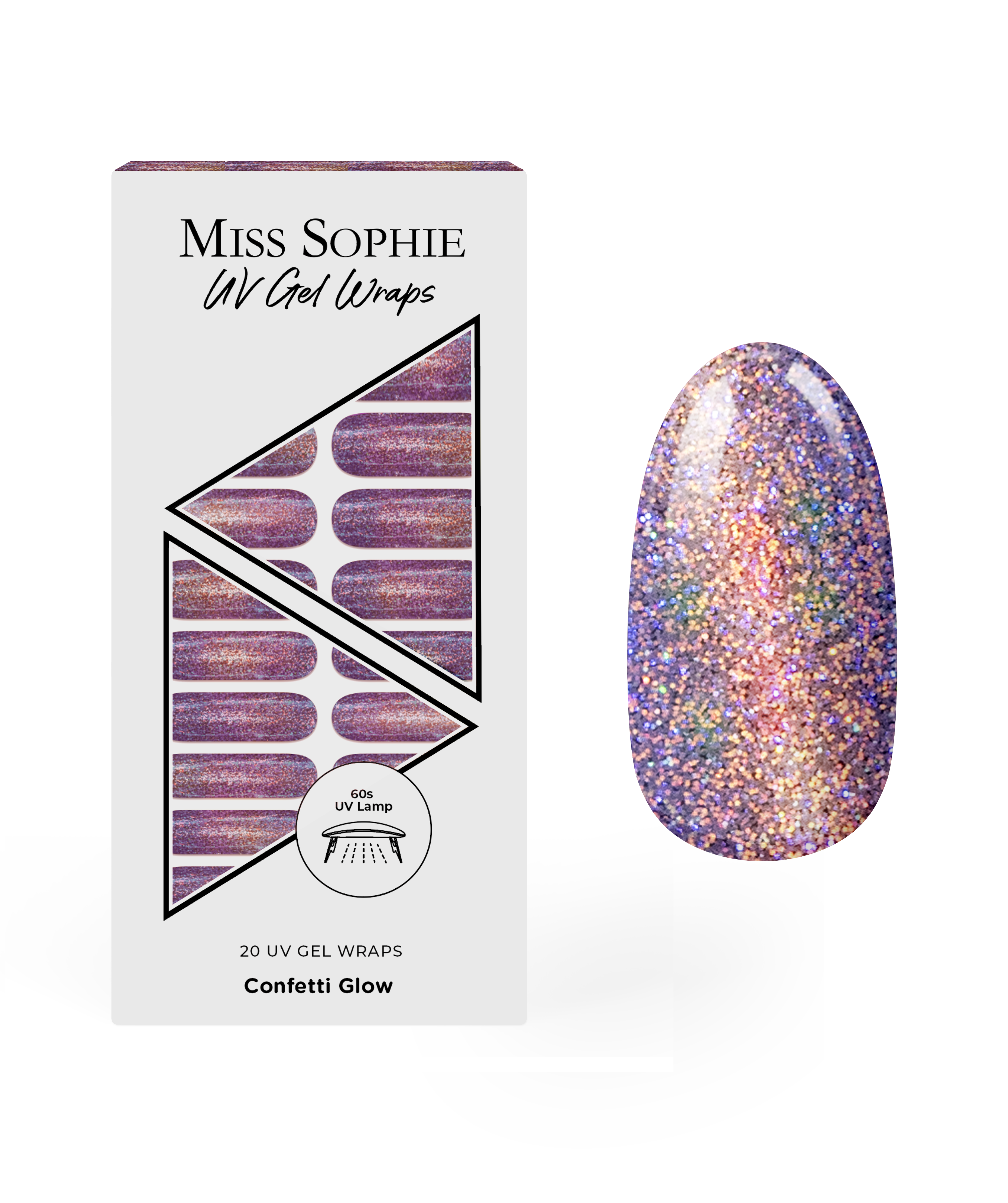 miss-sophie-confetti-glow-uv-gel-nagelfolien image 1