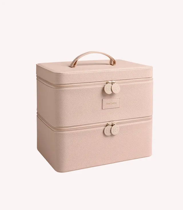 pink-gellac-premium-koffer-beige-manik-re-aufbewahrungskoffer image 1