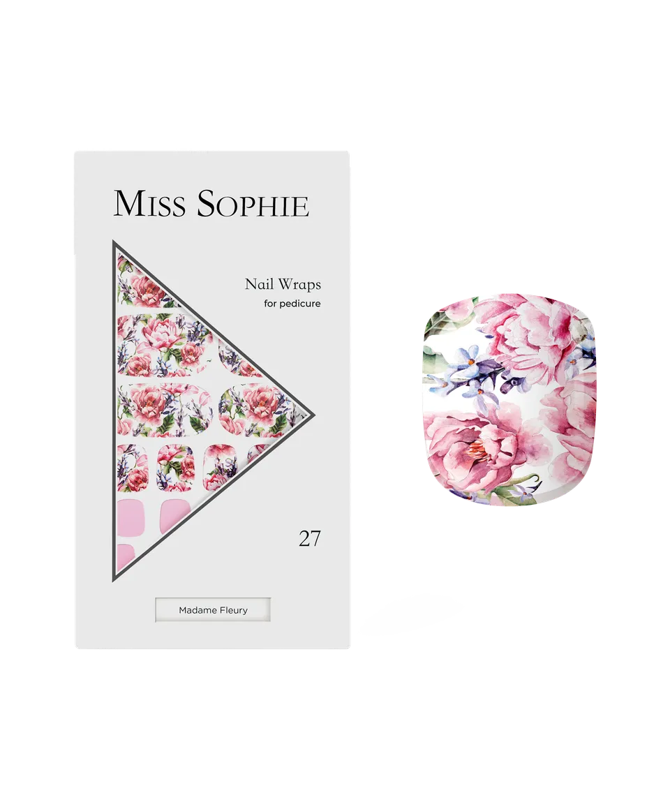 miss-sophie-madame-fleury-pedicure-nail-wraps image 1