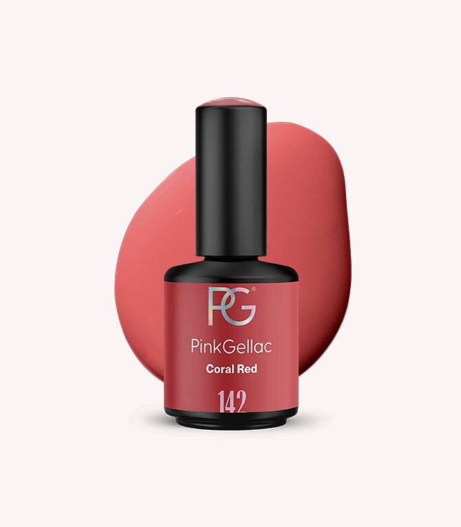 pink-gellac-142-coral-red-gel-nagellack-koralle-f-r-h-nde-und-f-e image 1