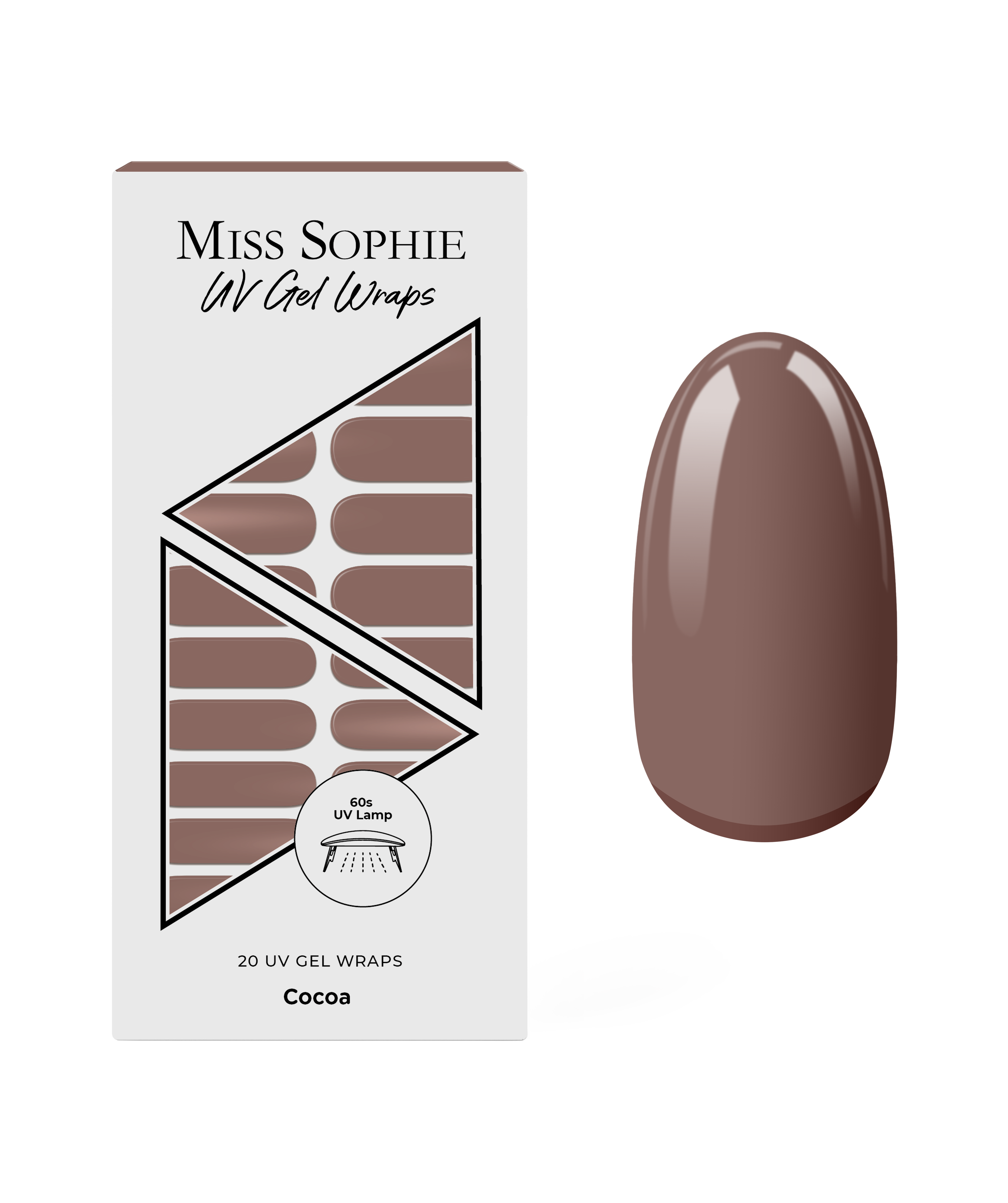 miss-sophie-cocoa-uv-gel-wraps-warmes-kakao-braun image 1