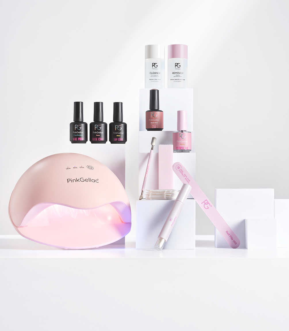 pink-gellac-at-home-nail-studio-starter-kit-mit-led-lampe image 1