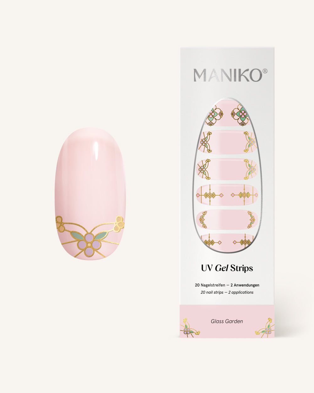 maniko-glass-garden-uv-uv-gel-strips image 1