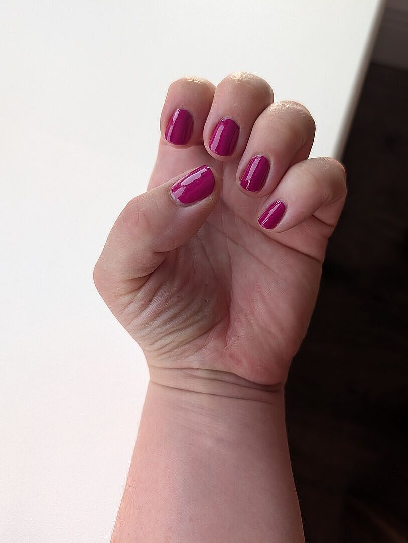 Schöne Farbe, hält gut