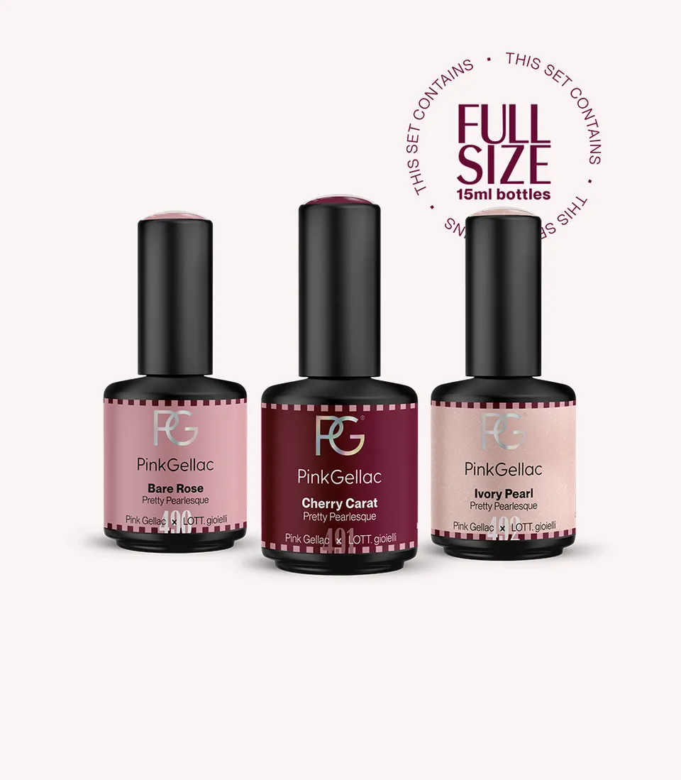 pink-gellac-pretty-pearlesque-full-size-set-3er-gel-nagellack-box image 1