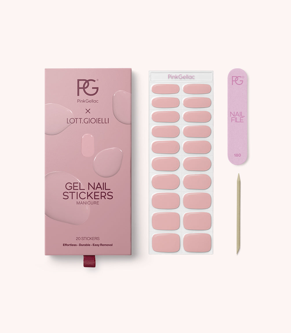 pink-gellac-058-bare-rose-gel-nail-sticker-manik-re-pretty-pearlesque image 2