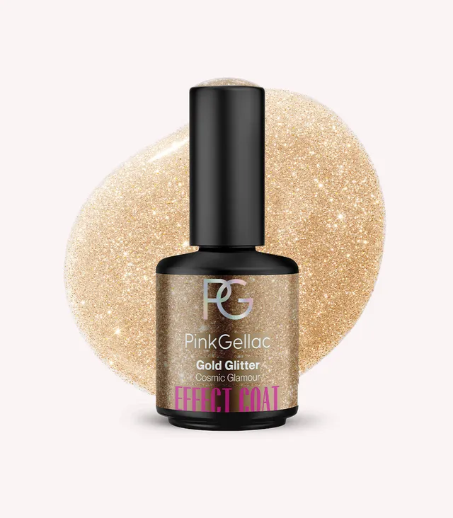 pink-gellac-effekt-coat-gold-glitter-top-coat image 1
