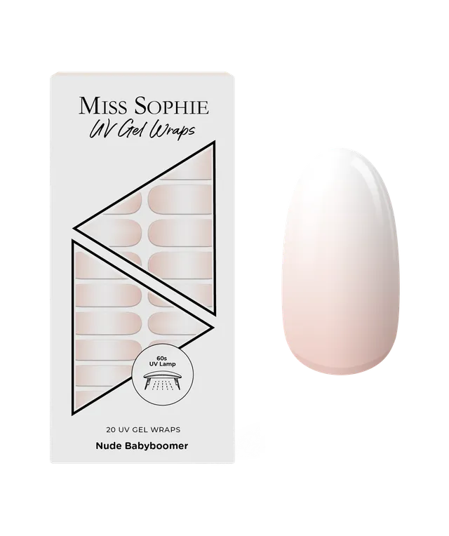 miss-sophie-nude-babyboomer-uv-gel-wraps-beige-wei-verlauf image 1