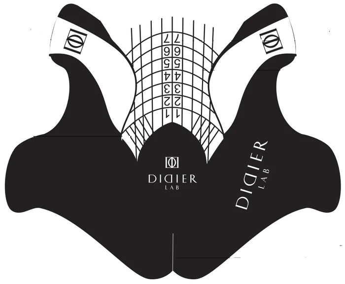 didier-lab-plastikschablonen-nagelverl-ngerung-100-st-ck image 1